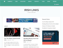 Tablet Screenshot of irishlinks.co.uk